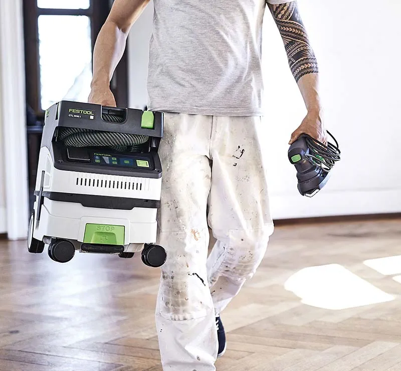Aspiradores compactos Festool CT MINI y MIDI