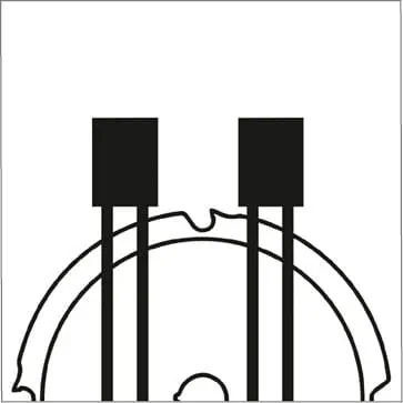 Formas de diente: dentado plano