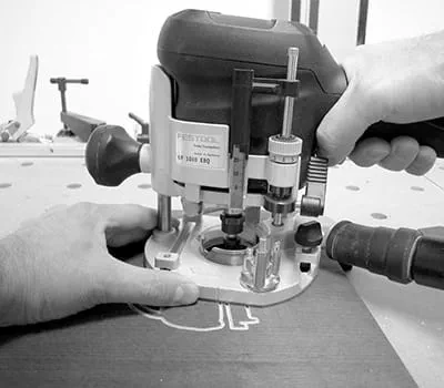 Guiado de la fresadora