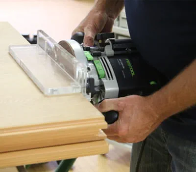 Ajuste de la profundidad de fresado a la medida deseada