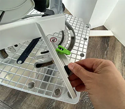 Ajuste del ángulo a la sierra como alternativa