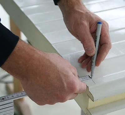 Marcado del canto de corte