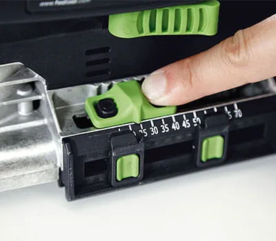 Ajuste de la profundidad de fresado