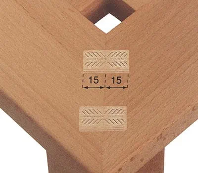 Ajustar la profundidad de fresado a 15 mm.