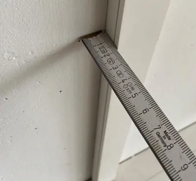 Medición de la profundidad de la ranura