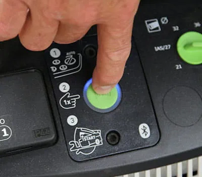 Acoplamiento de la batería con el aspirador