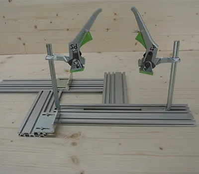 Montaje de los topes angulares