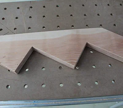 Zanca de la escalera lista