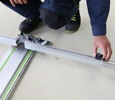 Ajuste de la anchura en el tope angular