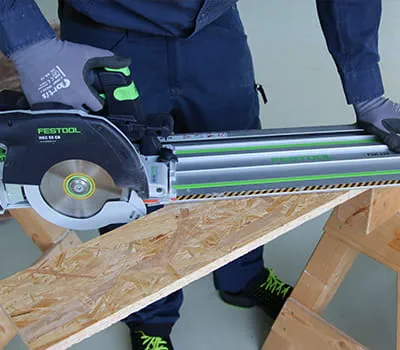 Corte de la plantilla