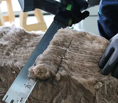 Corte del aislamiento entre cabrios