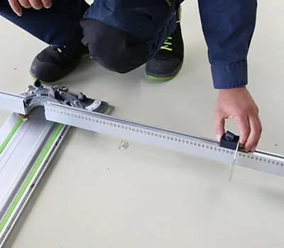 Ajuste de la anchura en el tope angular