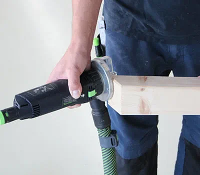 Biselado de superficie de apoyo