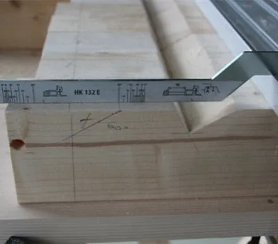 Cortar las cabezas de los cabios