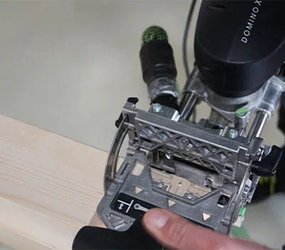 Unión de los postes y la armadura