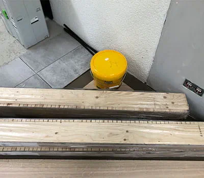 Colocar pesos sobre la superficie