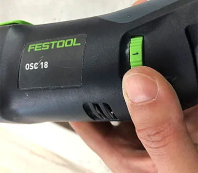 Ajuste de la oscilante