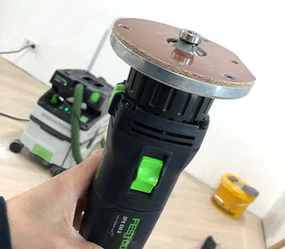 Montar el radio deseado