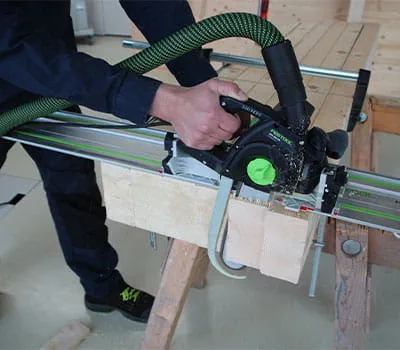 Recortar las vigas en longitud