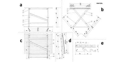 construir mesa plegable