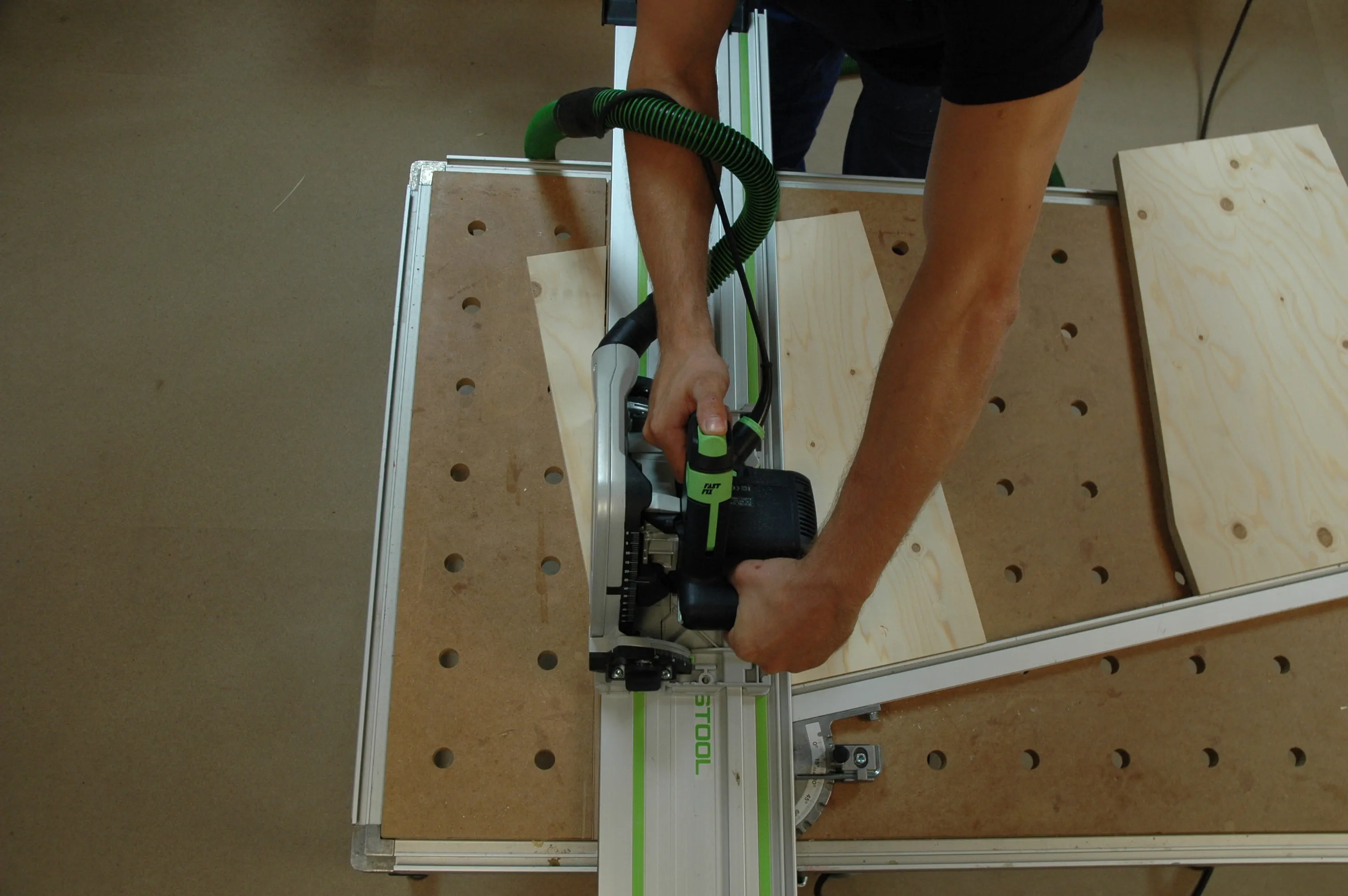 invernadero de madera