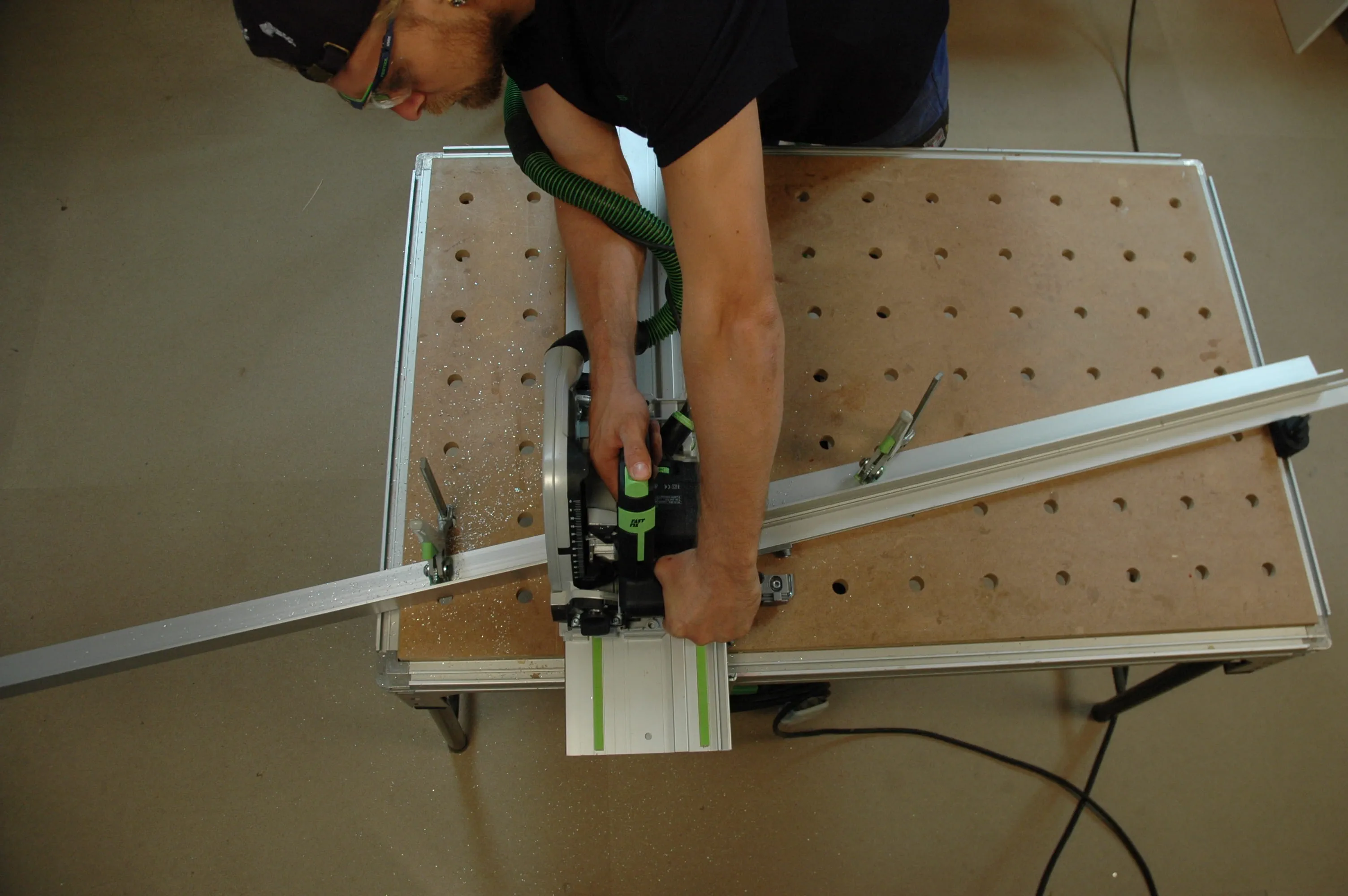 invernadero de madera