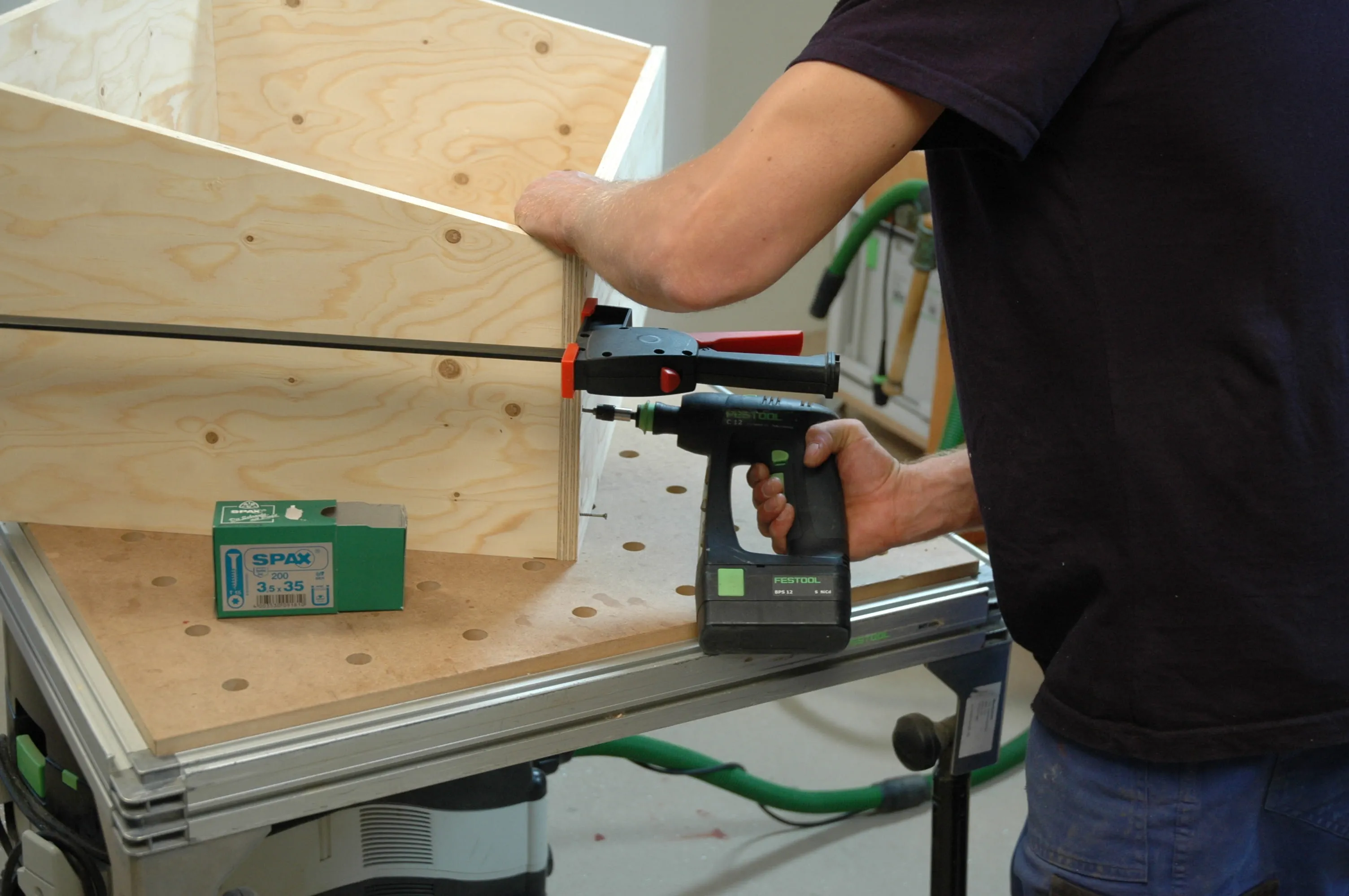 invernadero de madera