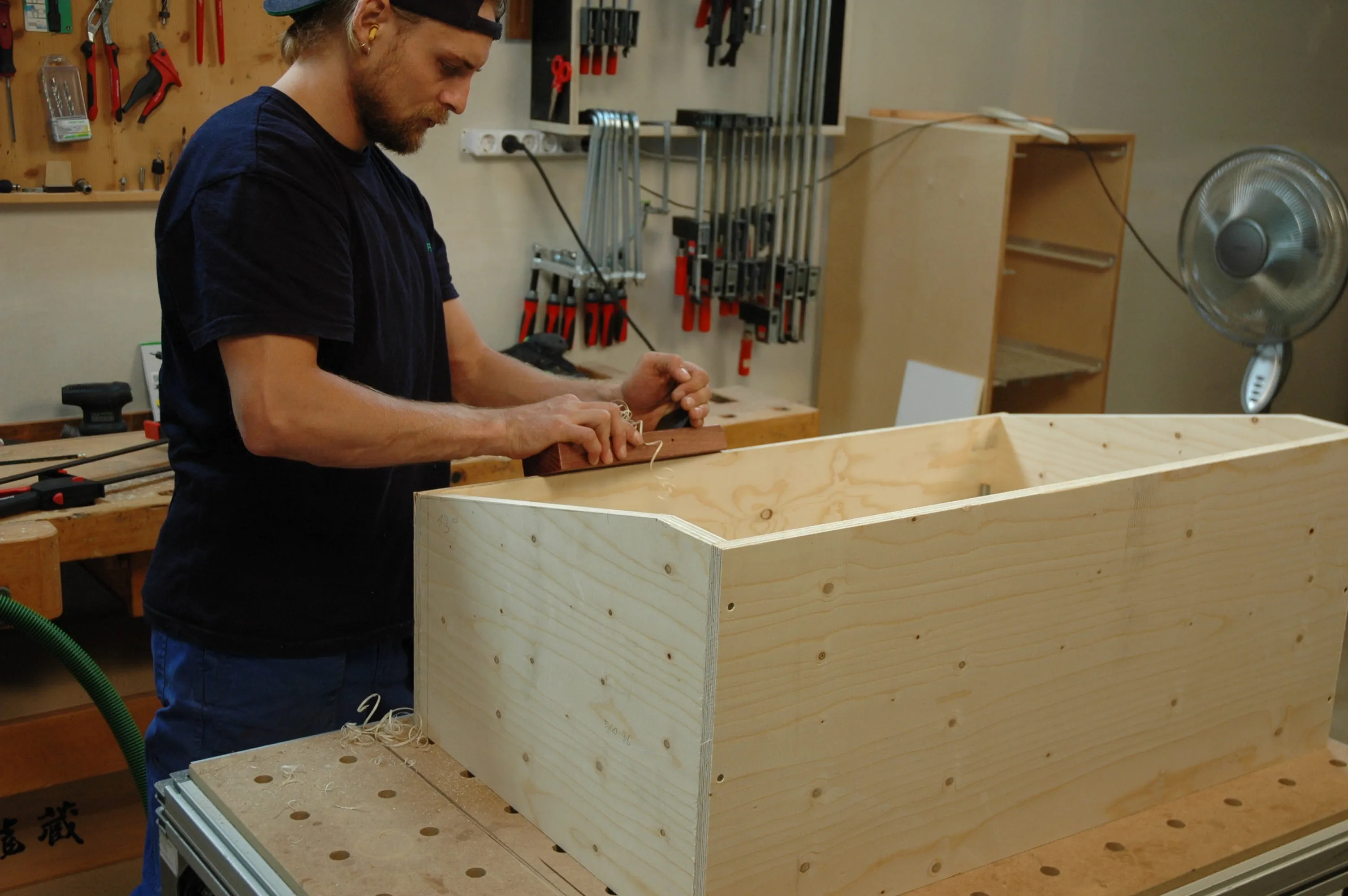 invernadero de madera