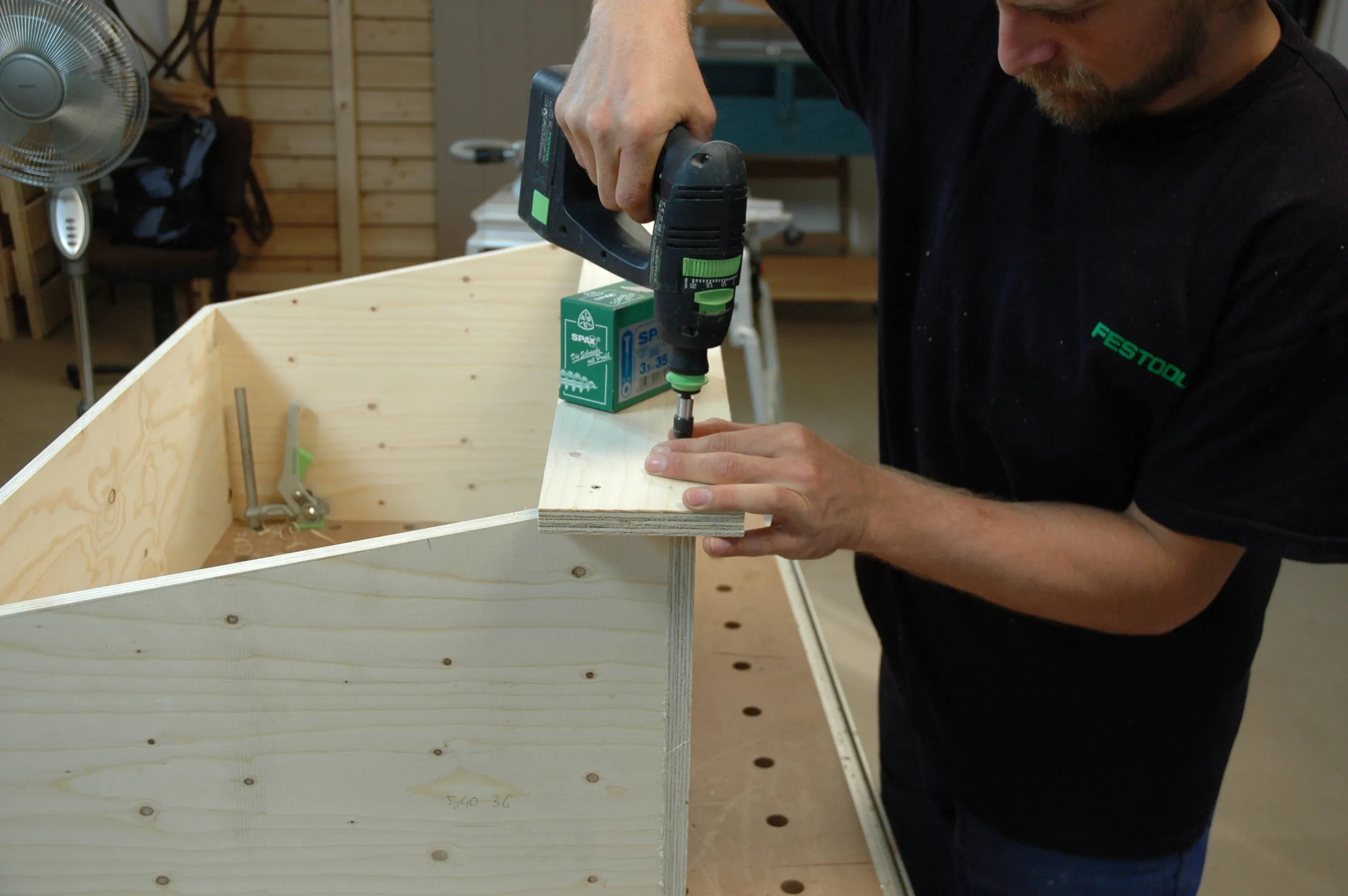 invernadero de madera