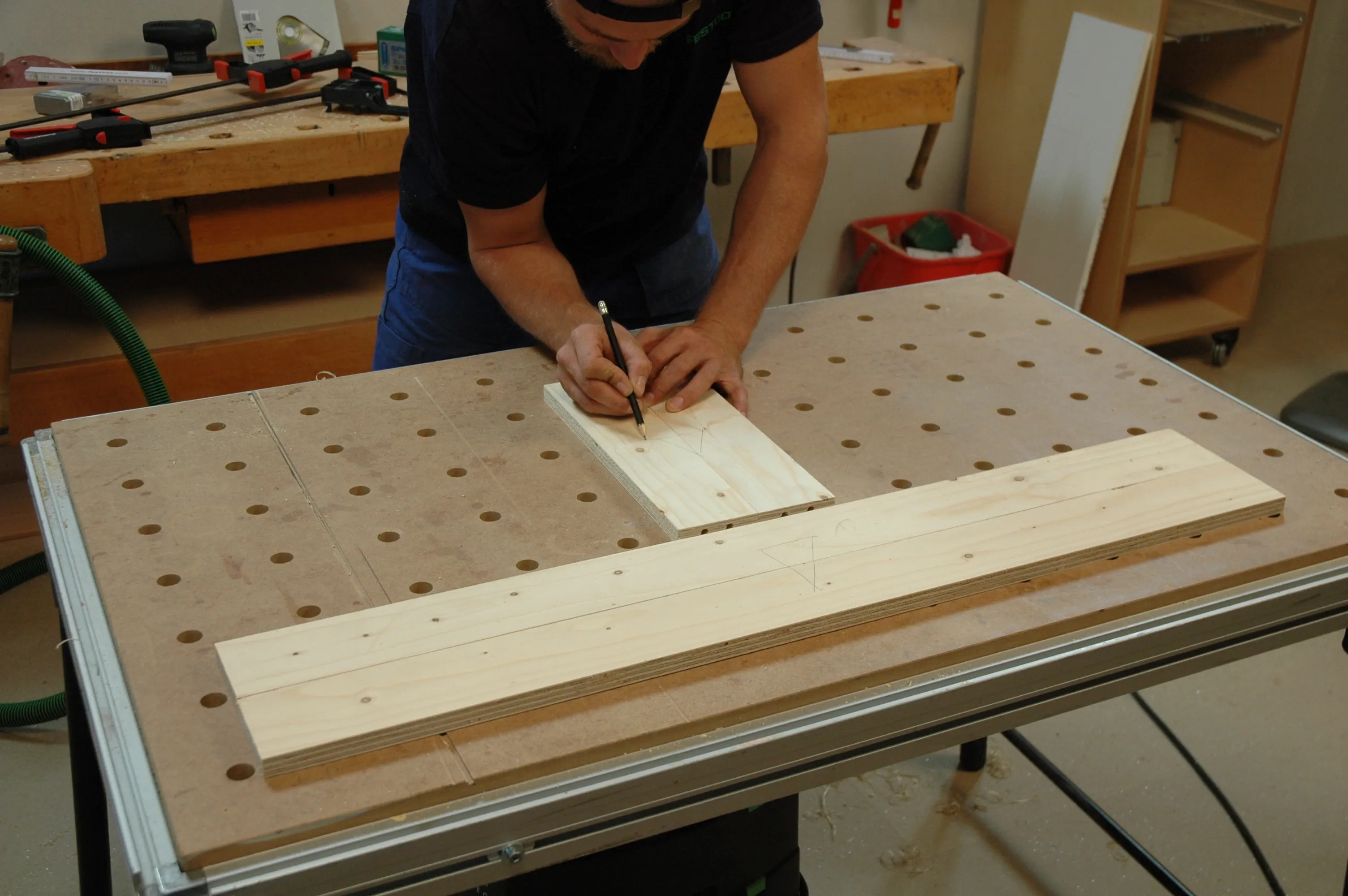 invernadero de madera