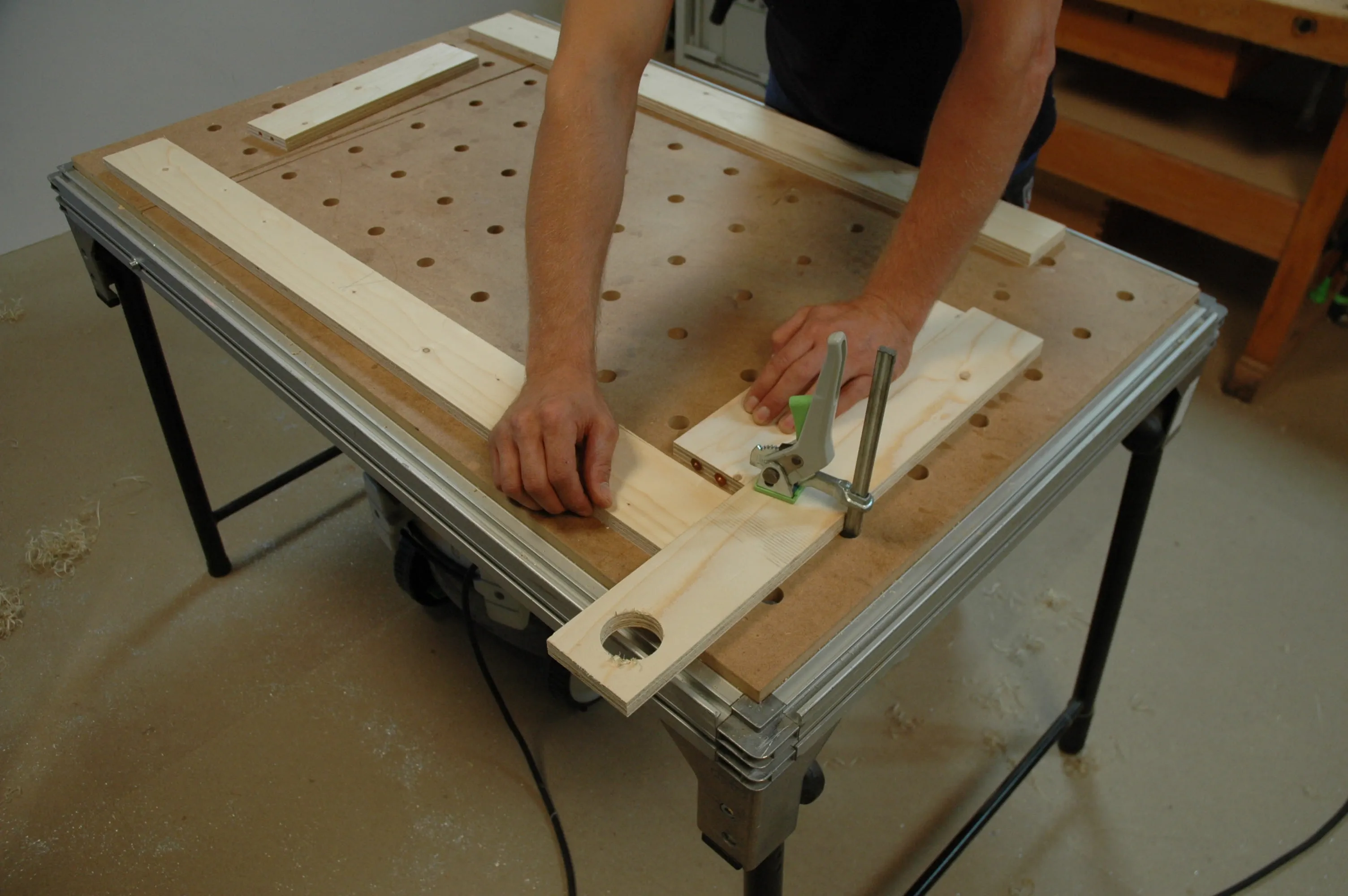 invernadero de madera