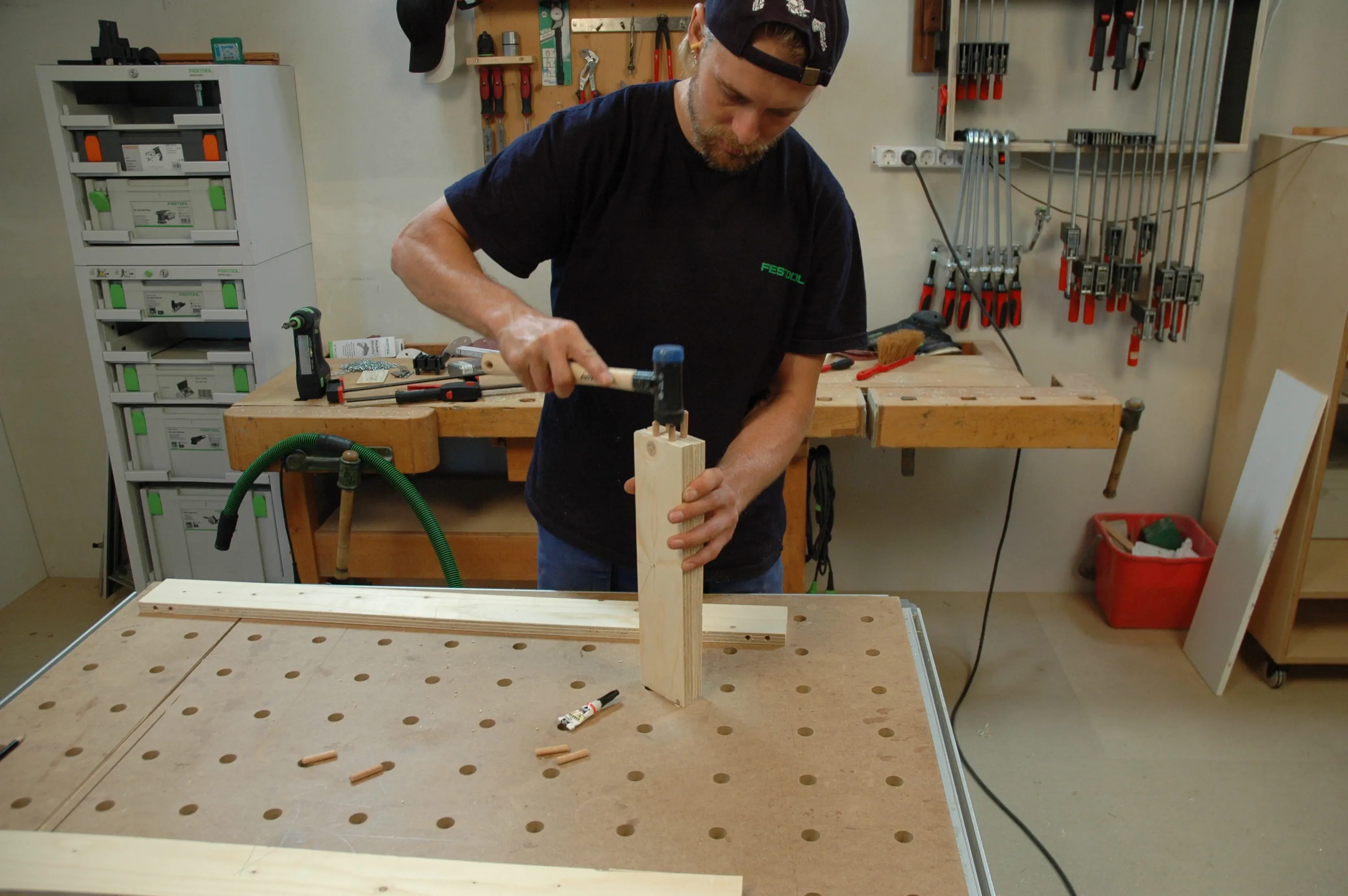 invernadero de madera