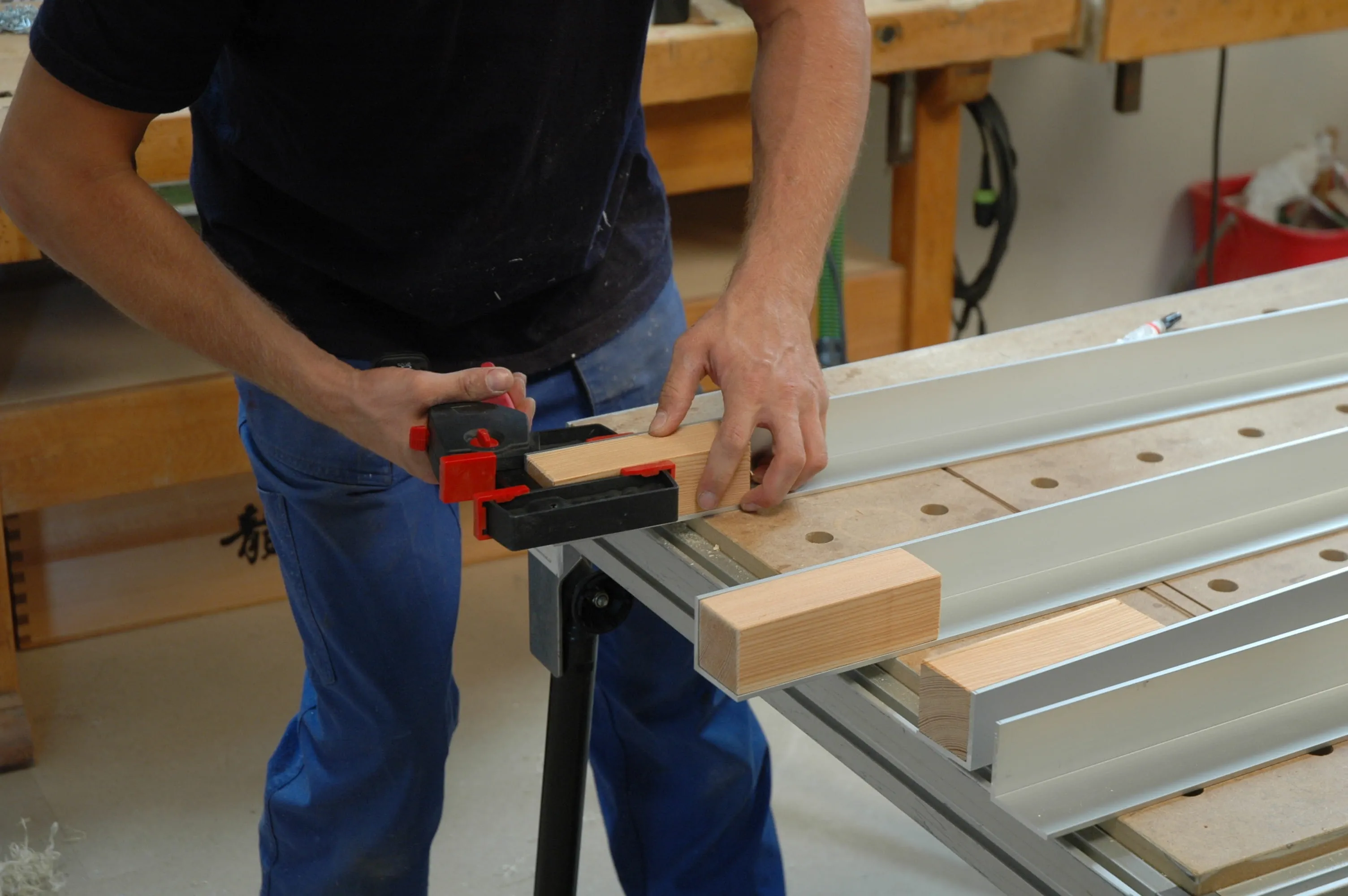 invernadero de madera