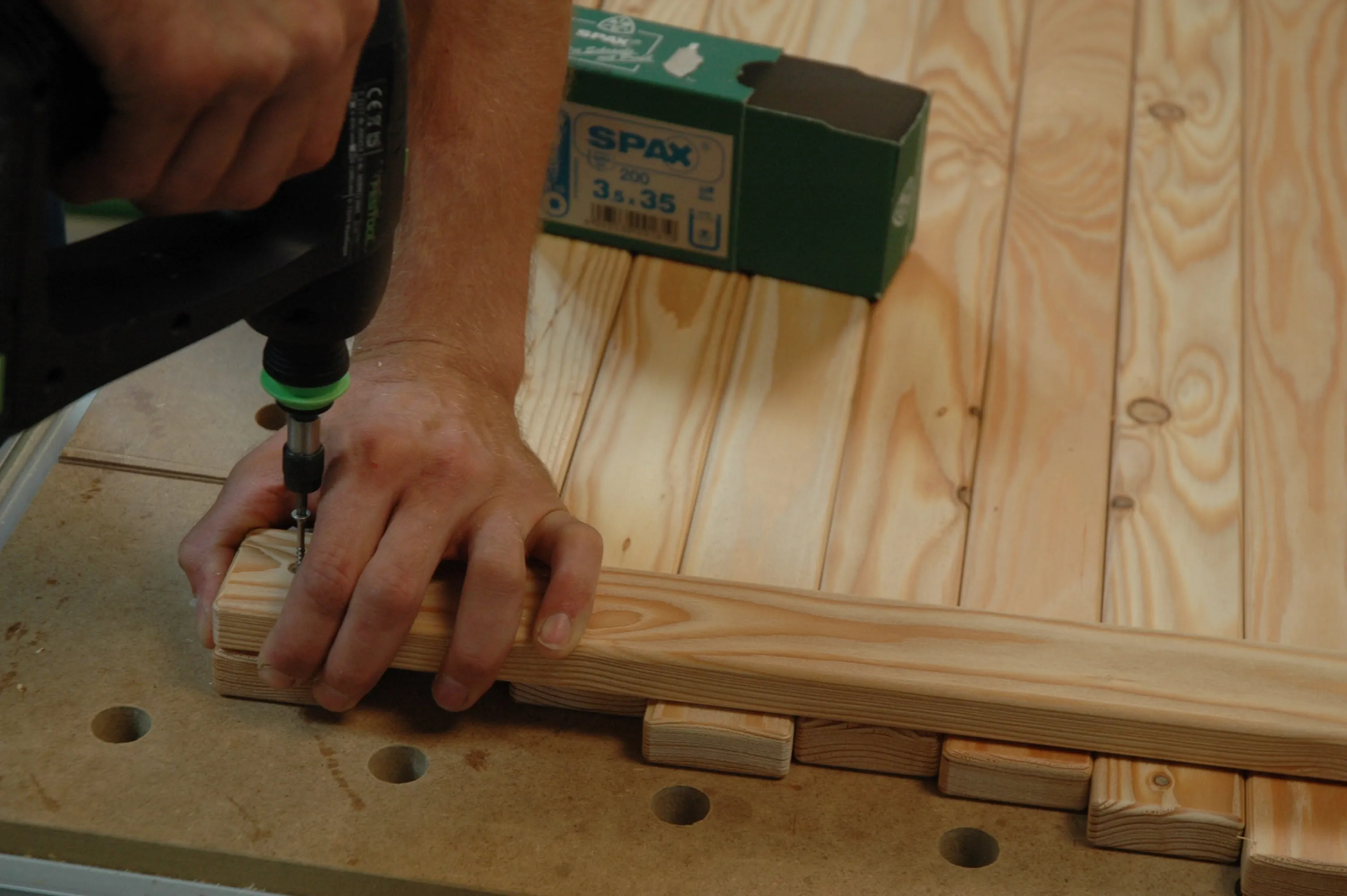 invernadero de madera