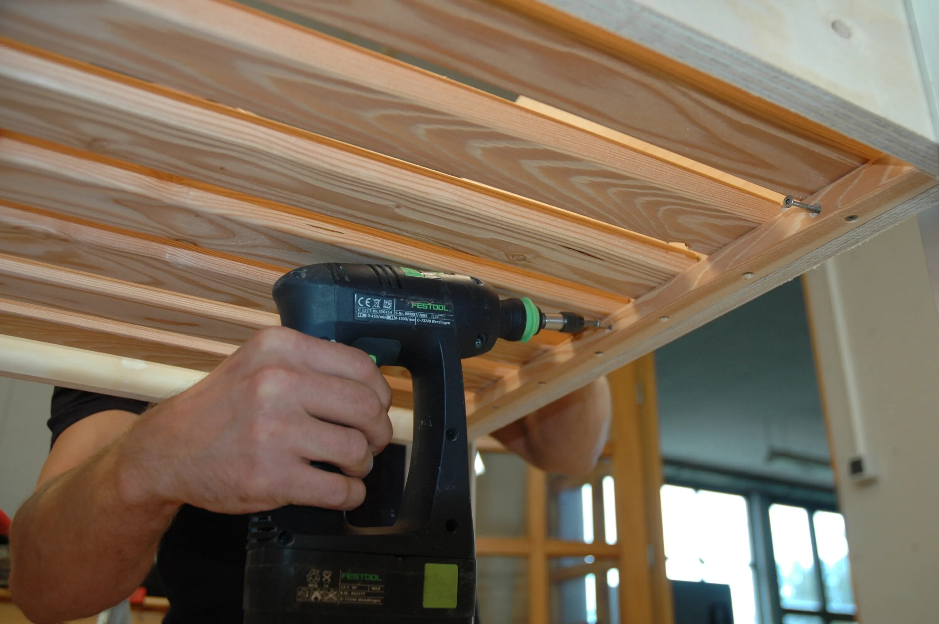 invernadero de madera