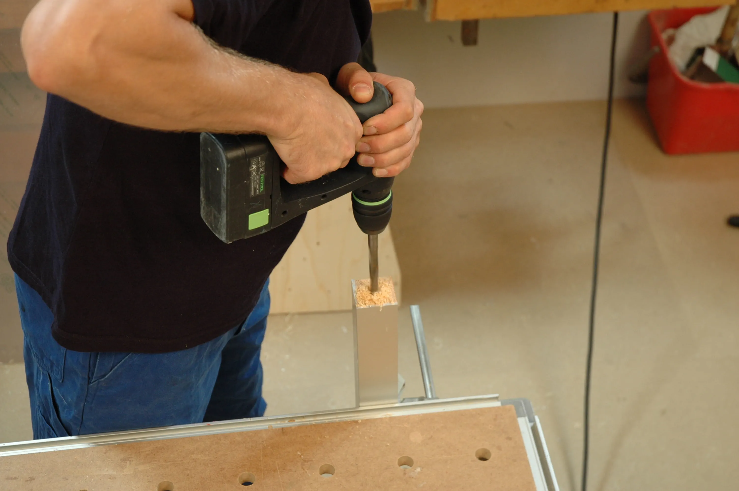 invernadero de madera