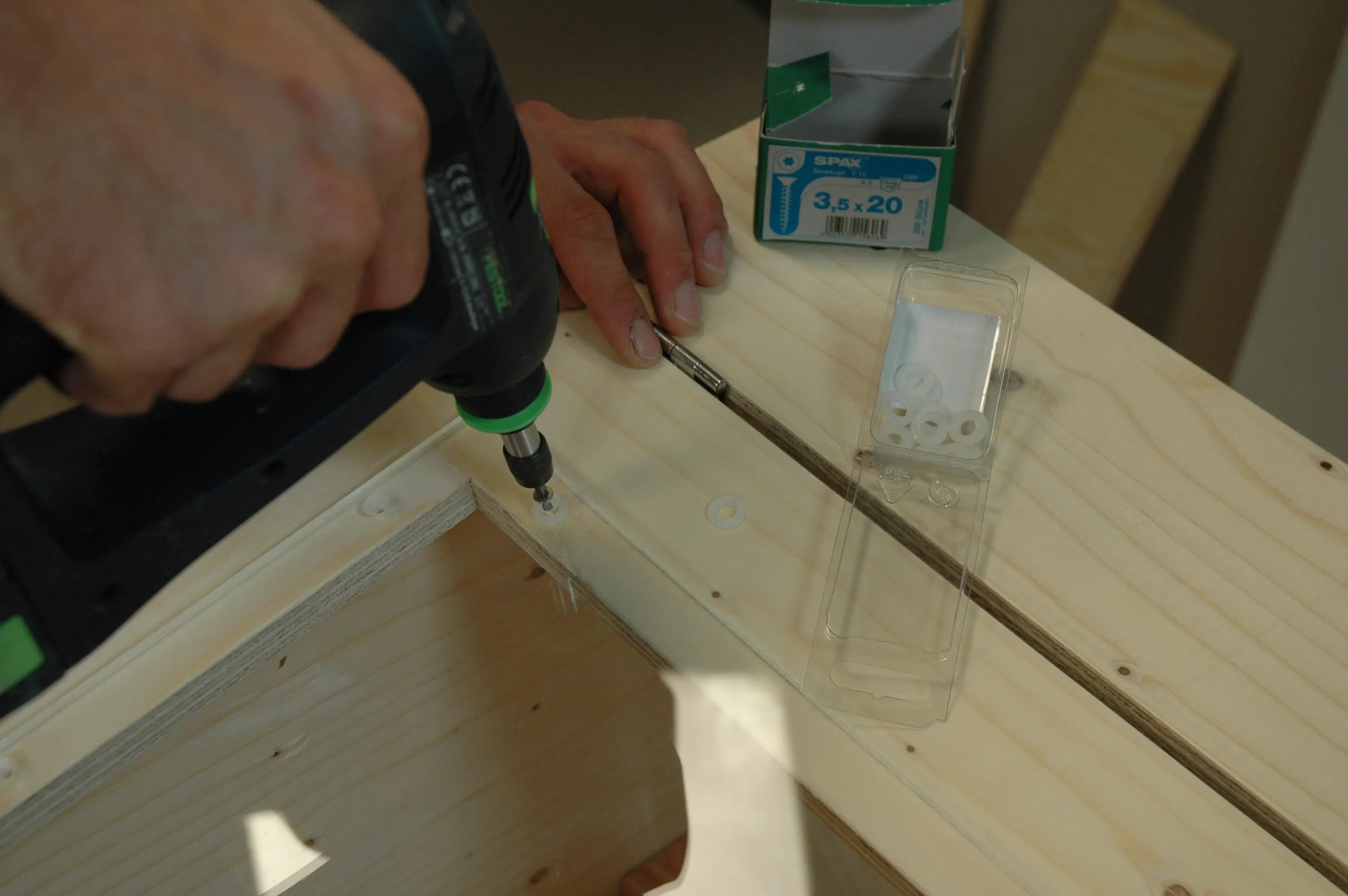 invernadero de madera