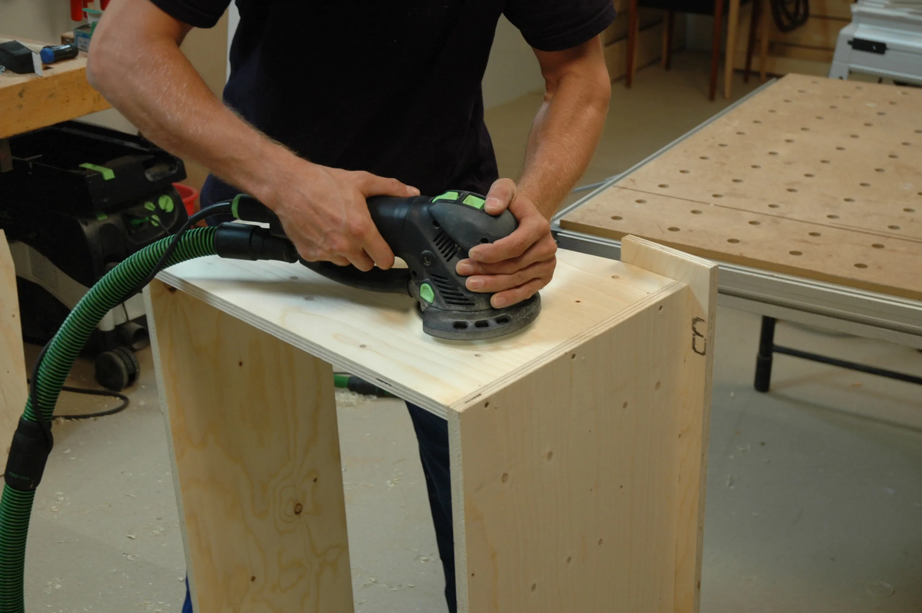 invernadero de madera