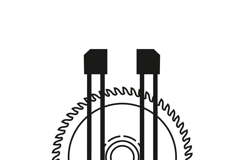 Diente plano de bisel alterno: Dientes biselados alternos = calidad uniforme y larga vida útil gracias al relieve.