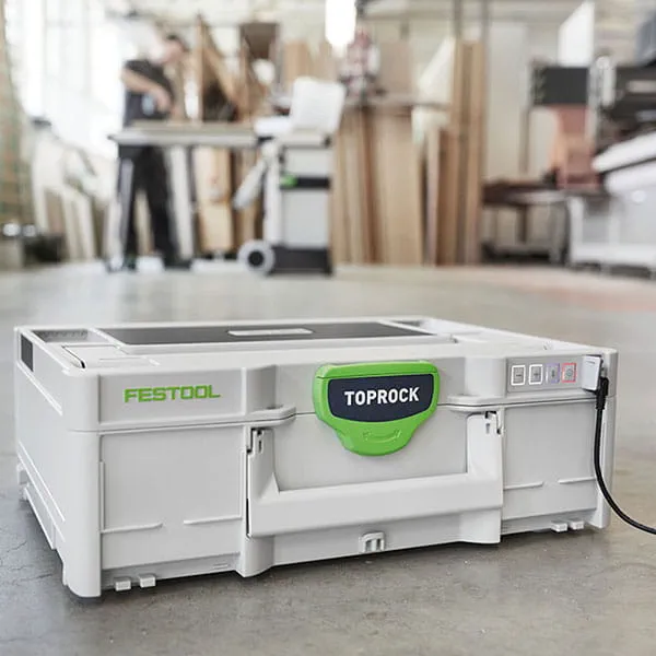 La radio de obra Toprock de Festool con Bluetooth