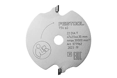 La nueva hoja de serrar con preentallador T2 de Festool